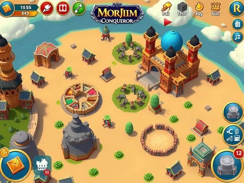 Morjim Mighty Conqueror empire building interface
